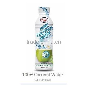 100% Pure Coconut Water - ( 490ml PET bottle )