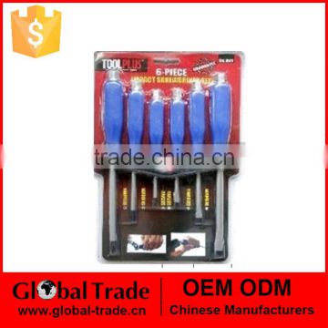 T0337 6Pc Slotted & Phillips Screwdriver Set