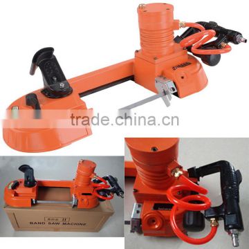 Small Handheld Speed Variable Metal/Wood/Steel Cutting Saw Machine Pneumatic Portable Band Saw