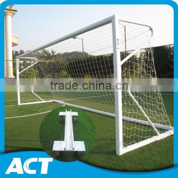 Full size portable football goal post for junior football clubs and professional stadiums