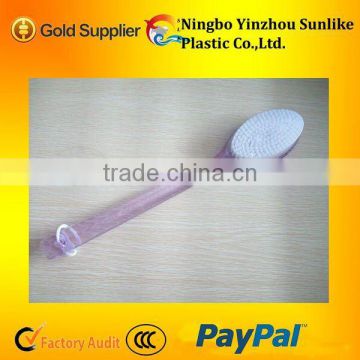 plastic handle bath brush with nylon