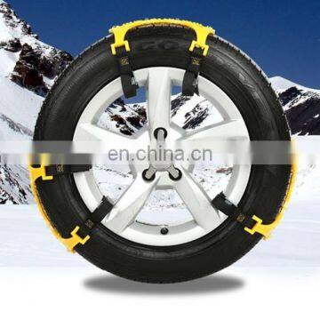 Wholesale Hot selling Winter Tyre Chains Car Accessories 6 PCS Car Snow tyre Anti-skid Chains White Chains For Family Car