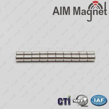 AIM circular shape magnet neodymium magnet N52 grade D4*5mm