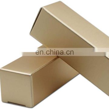 Gold Color Cosmetic Lip Gloss Lipstick Paper Packaging Box With Custom Logo