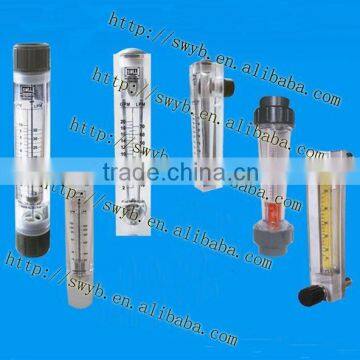 Liquid Water flow meter acrylic rotameter Panel type