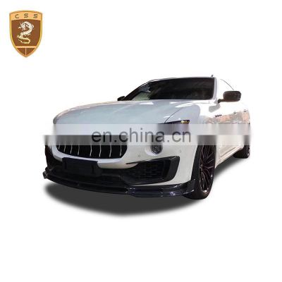 Hot Selling Carbon Fiber Front Lip For Maserati Levante Tuning To MSY Style Front Diffuser