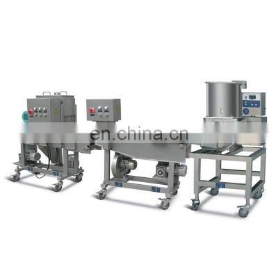 Commercial burger beef forming hamburger making Chicken Meat Patty Production Line Machine