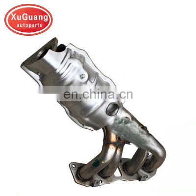 High quality Three way Exhaust manifold with catalytic converter for Nissan Terra