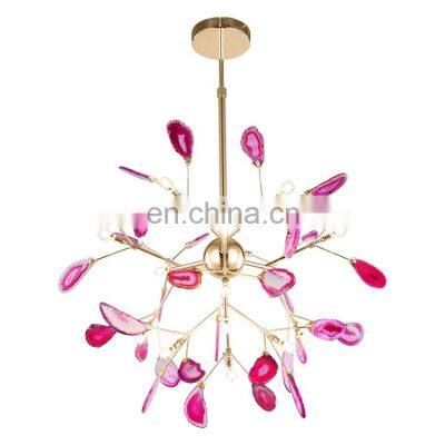 Modern Firefly Pendant Lamp Bedroom Decor Glowworm Ceiling Light Room Atmosphere Acrylic LED Chandelier