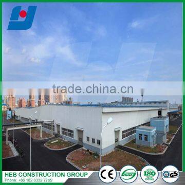 Modern prefabricated building construction of industrial warehouse