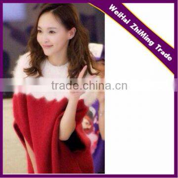 Christmas and new year's loose Mantle type wool dress sweater