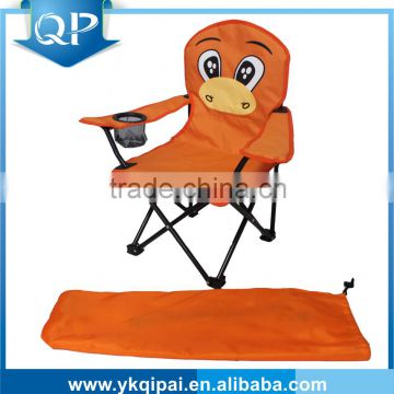 Hot cheap portable steel with cup holder and carry bag folding chair wood