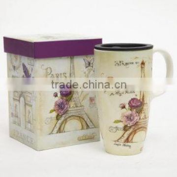 Your Custom Design Ceramic Travel Mug Ceramic Mug