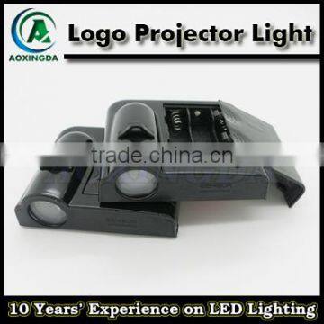 wireless AAA battery type car LED shadow logo projector light