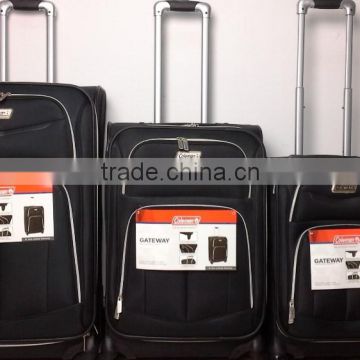 factory closeout trolley luggage set 3pcs 1680D nylon