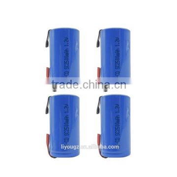 wholesale Sub C 2500mAh 1.2V Ni-CD Rechargeable Battery Tabs Power Tools RC Pack Blue