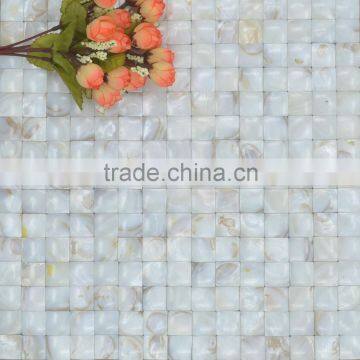 New design Convex freshwater shell mosaic tile,bathroom tile