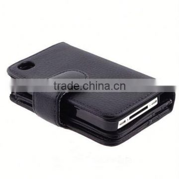 Alibaba Express Phone Wallet Case for iPhone 4S F-IPH4LC005