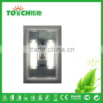 200 lumen COB cabinet light LED switch light 3 *AAA battery
