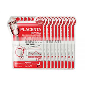 Placenta Revital Silk Cellulose Mask Sheet
