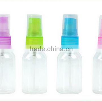 cosmetic packing 60ml PET sprayer bottle/perfume bottle