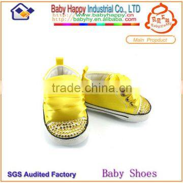 wholesale cheapest diamond hand made soft sole baby casual shoes