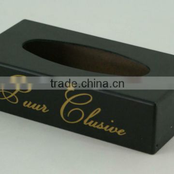 New design high quality nice wooden tissue boxes