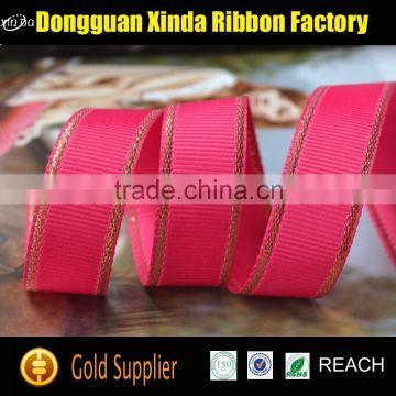 Charming Fashionable Organza Gold Metallic Ribbon