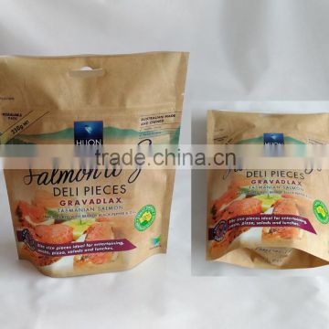 High quality printing frozen seafood stand up packaging bag