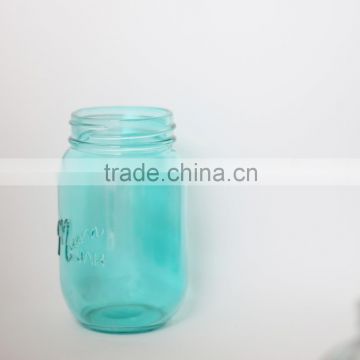 Custom decals glass mason jar