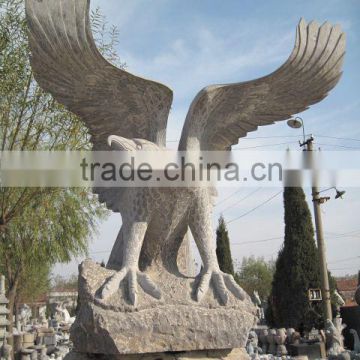 granite eagle carving