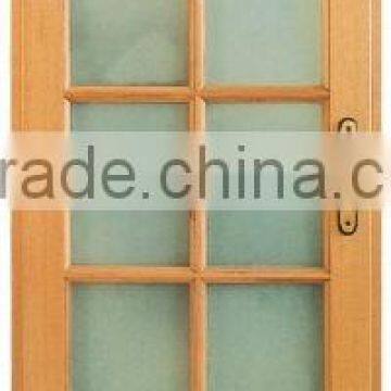 Wood Glass Door