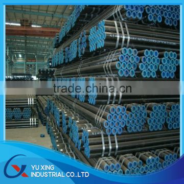 astm a500/astm a252/Tianjin factory ERW black steel pipe / tubes
