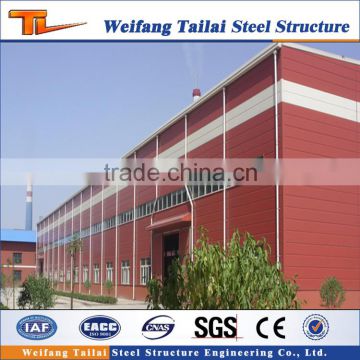 Low cost friendly environmental prefab steel structure building
