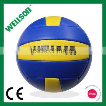 Soft feeling sponge backing PVC foamed volleyball