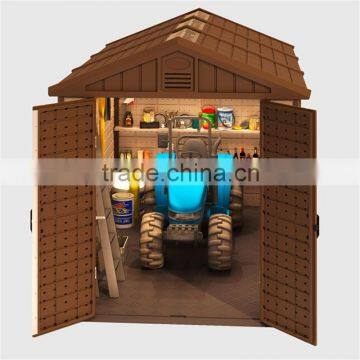 2016 high quality prefab house plastic garden shed for storage