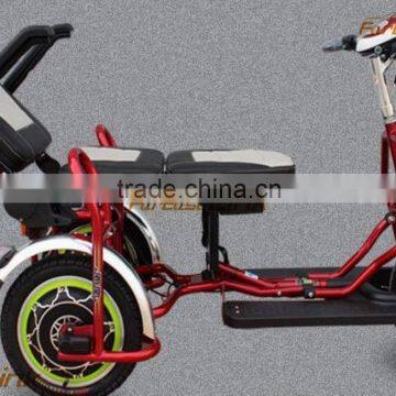 new two seat electric bike/most eco Electric Tricycle Chair model TCP for the old