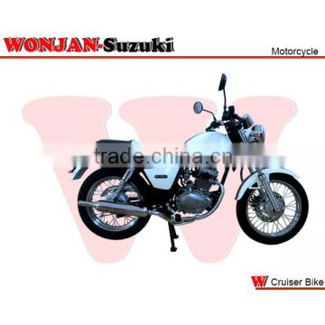 Cruiser bike (250cc) Wonjan-Suzuki engine, Motorcycle, , Motorbike, Autocycle,Gas or Diesel Motorcycle (GN250-C WHITE)