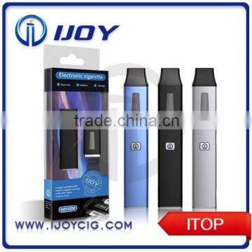 2014 super slim shape ecig Ijoy ss itop with usb charger vaporizer pen