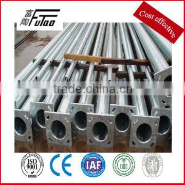 taper type steel galvanized light pole