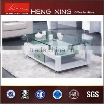 2015 design glass office table with chair