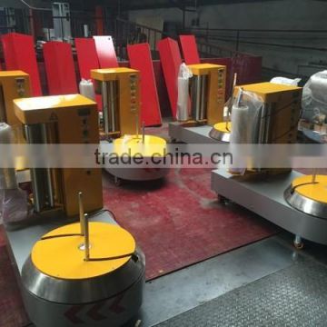 airport luggage stretch film wrapping machine with automatic control system