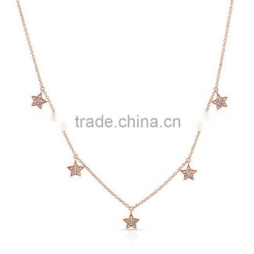 Factory wholesale price women fashion gold necklace wholesale