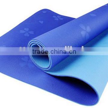 extra thick blue eco friendly TPE yoga mat 10mm 15mm