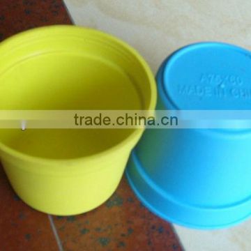 cheap plastic flower pots,colored pots,mini plastic flower pot