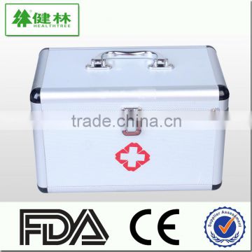 2015 new fashion light weight first aid case with belt aluminum alloy