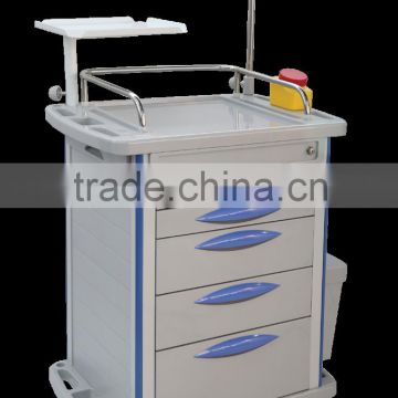 KL-ET760 CE/ISO Hospital crash cart medical trolley cart