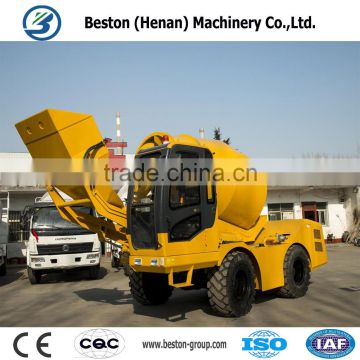 Hot sales bulk cement transport mixing truck with self loading