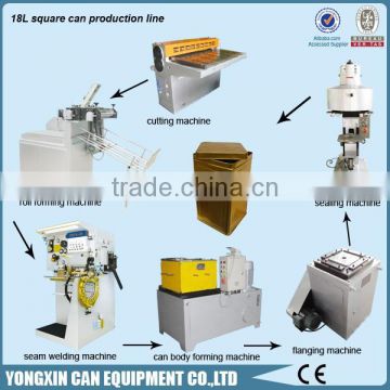 Can equipment for 18L square can