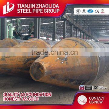 factory direct sales sidewinder spiral pipe machine helical welded pipe}